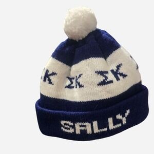 UNISEX RETRO KNIT BEANIE GREEK‎ SORORITY SALLY